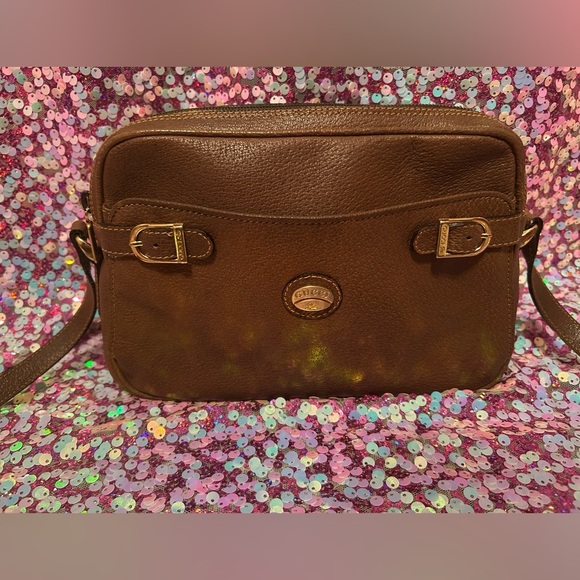 Vintage Brown Gucci Plus Crossbody Bag